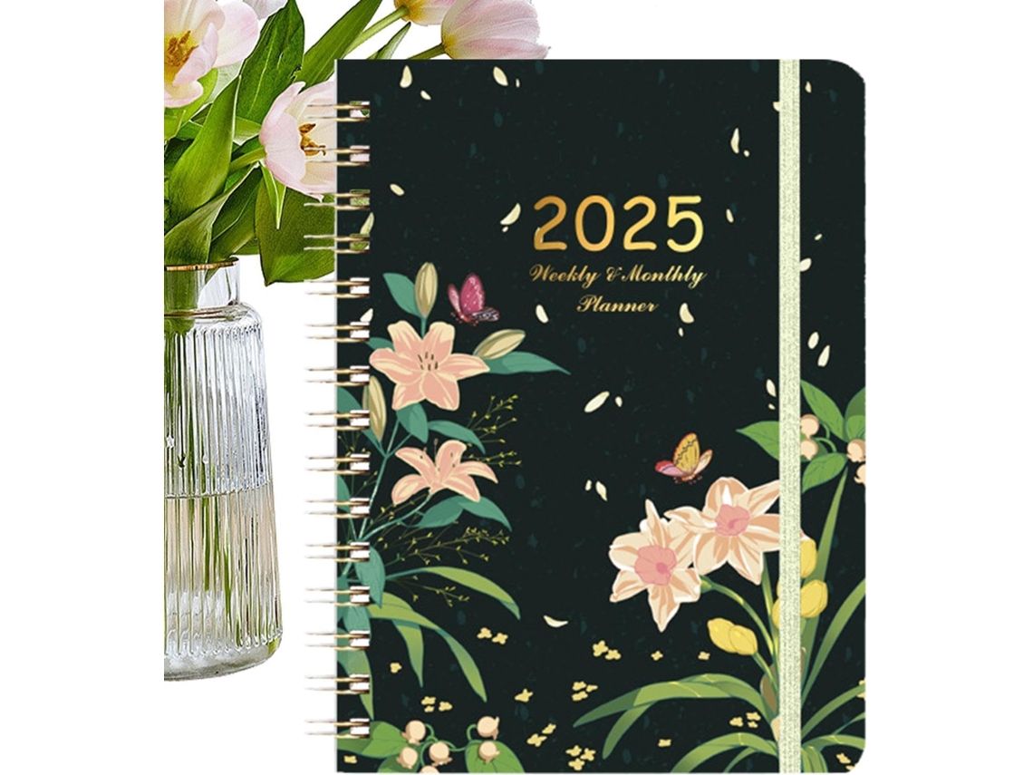 Agenda 2025, Planejador Diário, Estudantil, Semanal E Mensal Para, Multifuncional