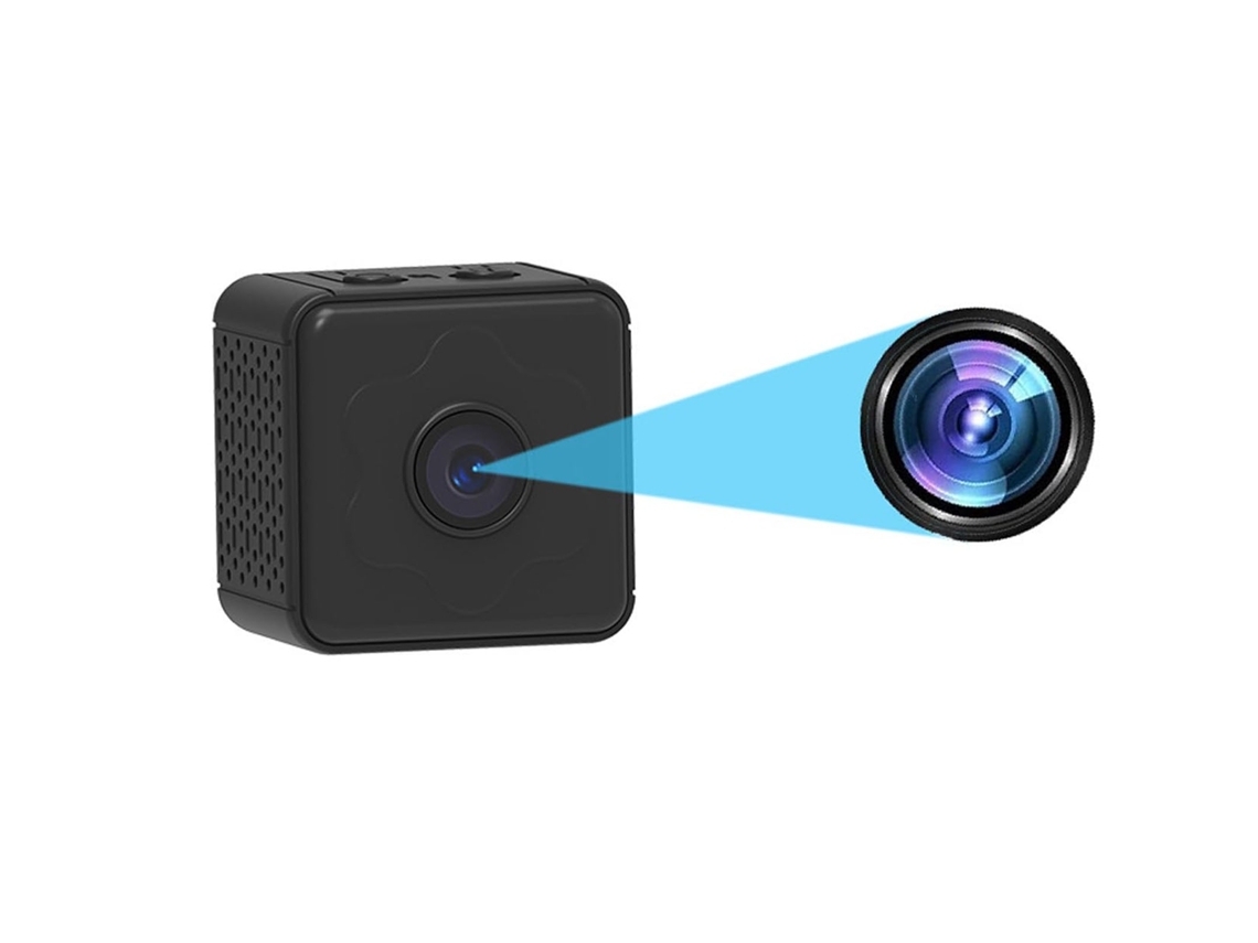 Cámara pequeña Cámara de seguridad interior inalámbrica Wi-Fi con aplicación de teléfono Versión nocturna Detección de conversación bidireccional de YEMAESRE