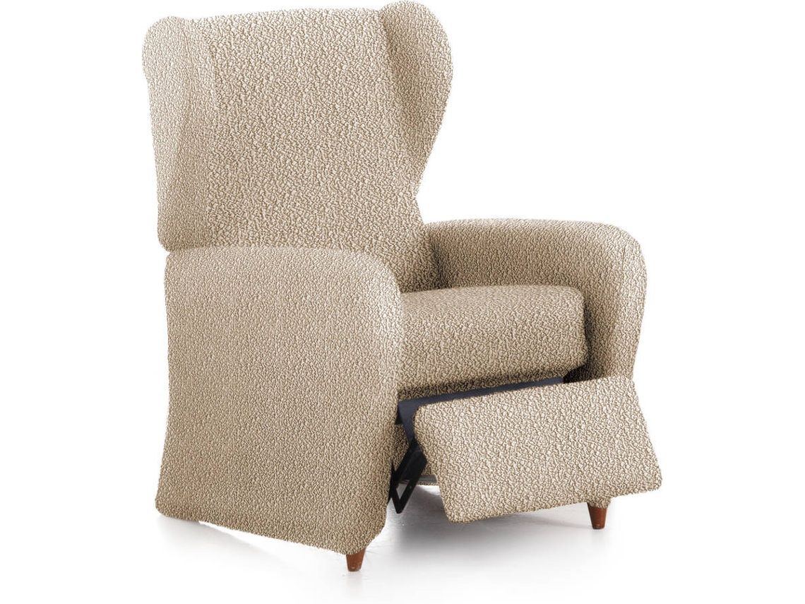 Funda Multielástica para Sillón Relax MILICA Tejido Adaptable Spongy Beige