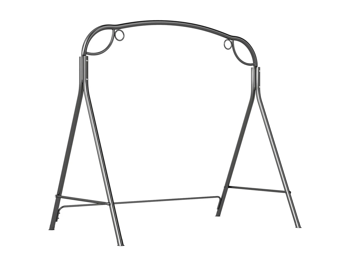 Soporte Metálico Para Columpio, Estructura Robusta Para Jardín, 172x126x170 Cm, Bronce.