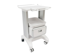 Carro médico, construcción duradera en ABS, alta capacidad de carga, color blanco (OEM)