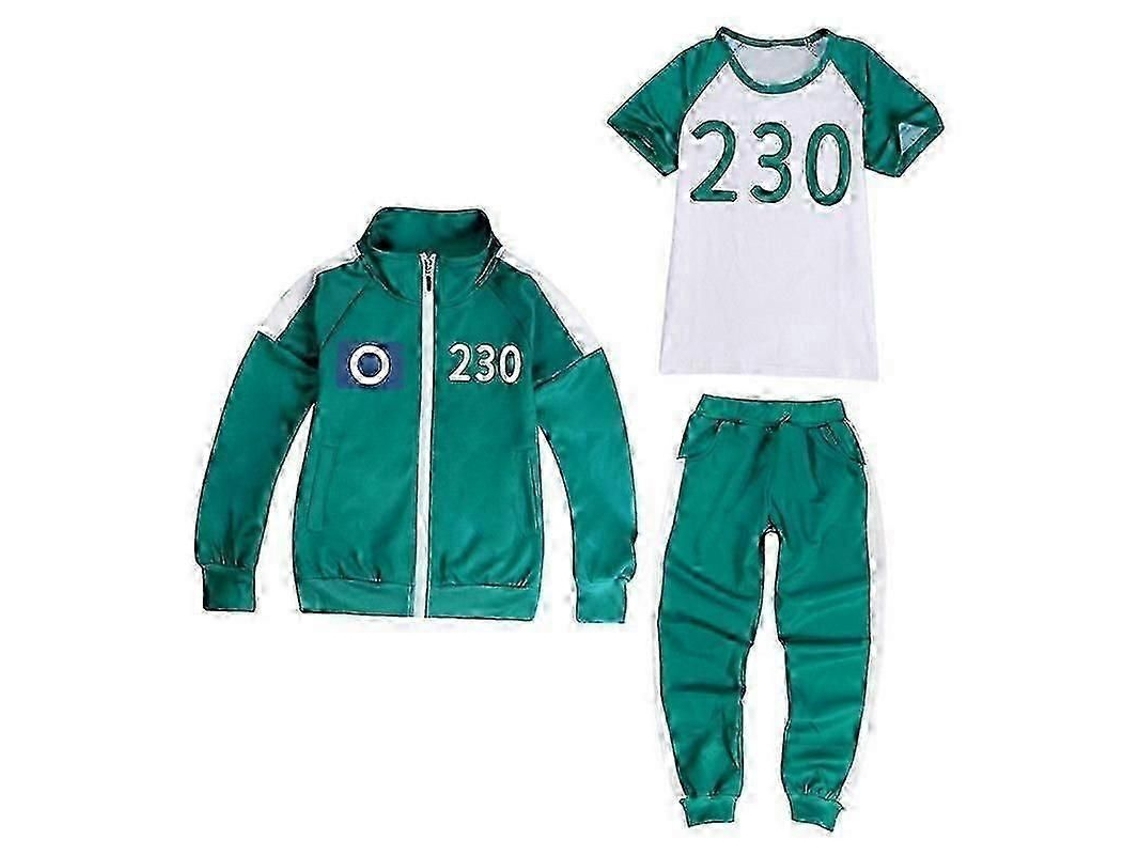 Traje De Cosplay De Jugador Squid Game 2 Conjunto Completo De Pijama Deportivo No.230130cm N.º 230 130 Cm
