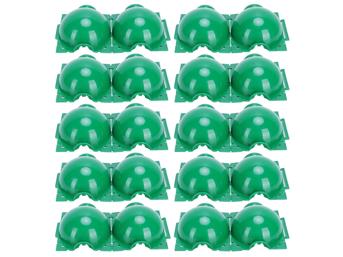 Dispositivo de enraizamiento de plantas reutilizable S Verde 10 piezas