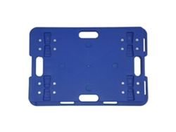 Carro para mudanzas, asas ergonómicas, alta capacidad de carga, azul.