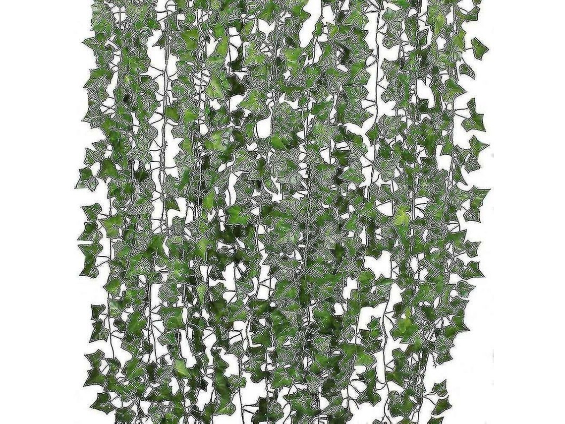 Hiedra Sintética, Hojas De Hiedra, Enredadera, 12 Hebras, 2,13 M Cada Una, Decoración Para Jardín, Hogar Y Bodas (2025).
