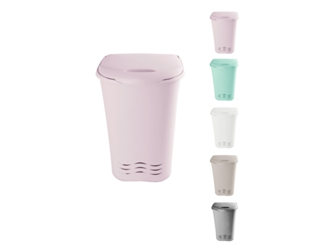 Cesto para roupa suja com alças – Saco para roupa suja 70 litros rosa 70 litros JARDIN202