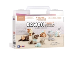 Kit de modelado de arcilla polimérica creativa Graine de gatitos kawaii