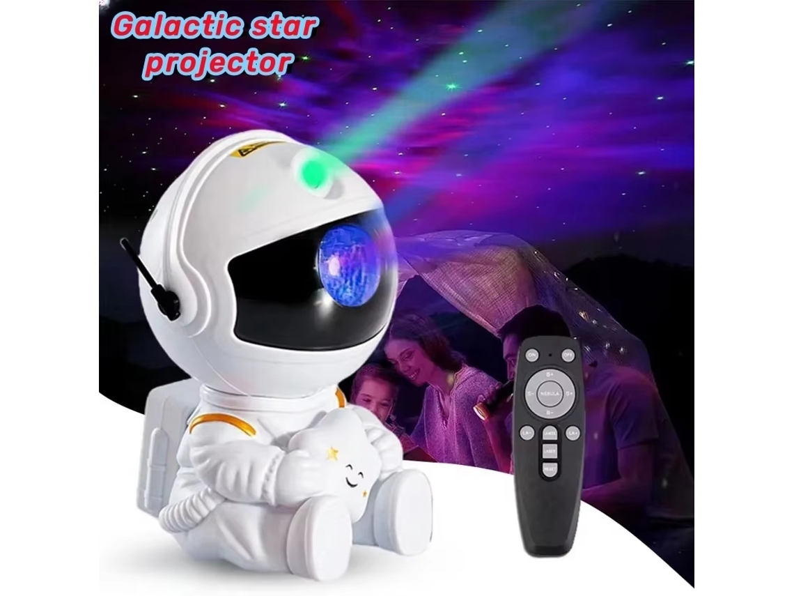 Mochila con proyector de astronauta Siurn Space con luz LED blanca