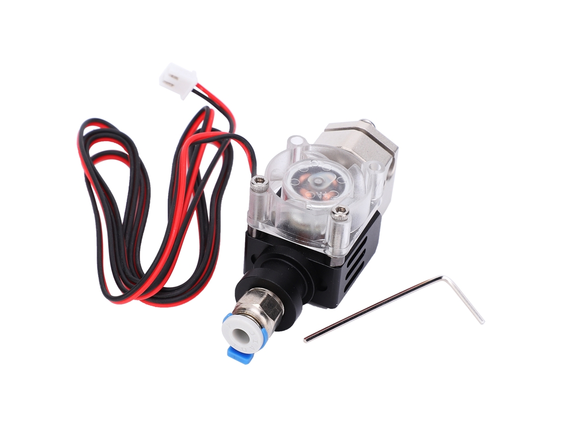Kit de extrusora con boquilla de acero inoxidable para impresora 3D Ender 3 de 24 V y 70 cm.