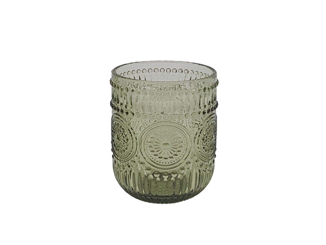 Juego de 6 vasos My Glass Girasol 250 ml Verde