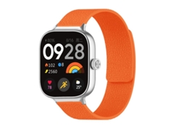 Pulseira Para Redmi Watch 6 / 5 / 4 - Silicone Macio Magnético - Textura De Lichia