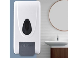 Dispensador de jabón manual de pared de estilo europeo de 1000 ml para baño de hotel con botella de desinfectante de manos Rosewell