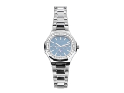 Reloj Analógico De Cuarzo Para Hombre, Luminoso, Cronógrafo, Acero Inoxidable, Resistente Al Agua, Plateado, Azul