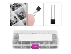 2026horizon-kit De Transistores To-92 600pcs 15 Valores 2n2222-s9018 Transistores De Silicio De 3 Pines Para Diy