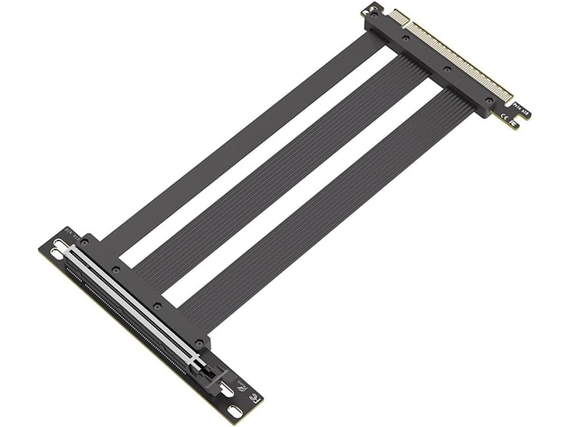 Cable De Extensión Para Tarjeta Gráfica Pcie 5.0, Ángulo De 90°, Extensión De Gpu, Negro
