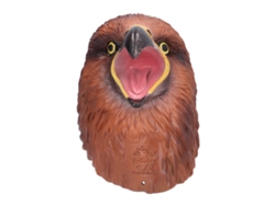 Marioneta De Mano De Águila Realista Con Boca Móvil Interactiva Para Niños.