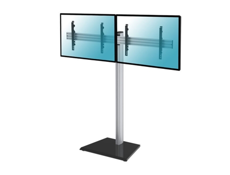 Soporte de suelo para 2 TV 50"-55", Altura 175 cm