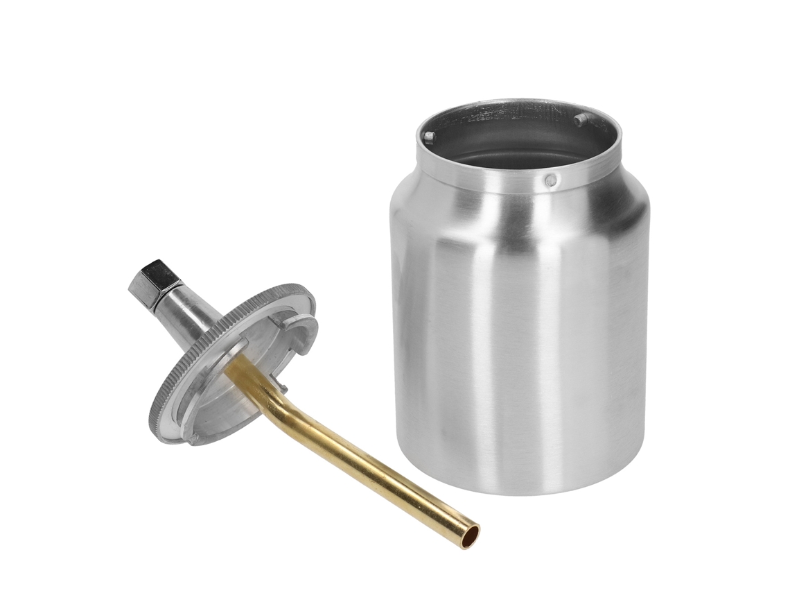 Vaso De Aluminio Para Pistola De Pintura Con Ventosa, Depósito De 1000 Ml Con Boquilla De 2,5 Mm