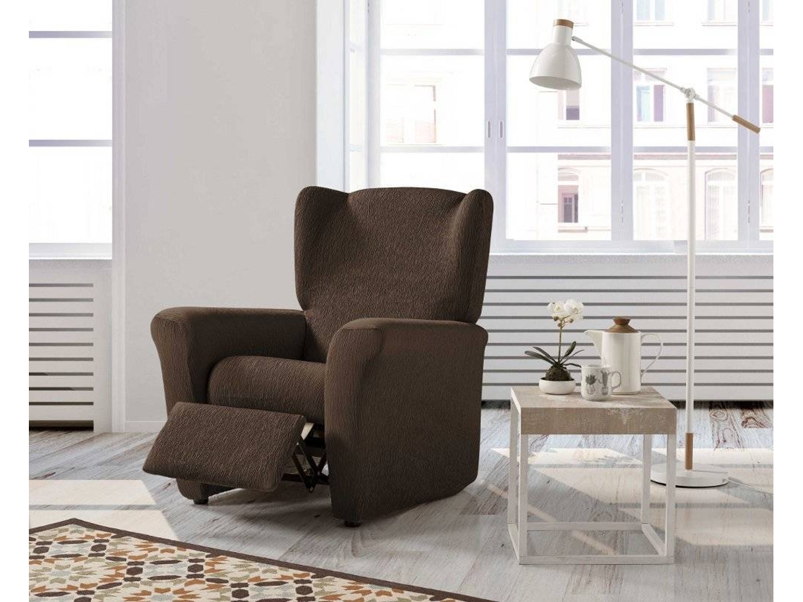 Funda Sillon Relax ESTORALIS Beta Chocolate (Poliester y Algodón - 60-75 x 90-100 cm)