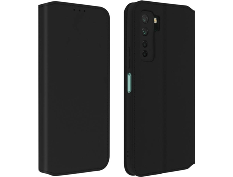 Funda Huawei P40 Lite 5G AVIZAR Libro Billetera Negro