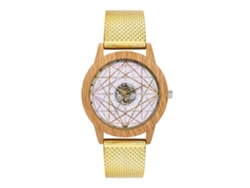 Reloj De Pulsera Unisex Informal Para Negocios Zhoulianfa Con Correa De Silicona (dorado)