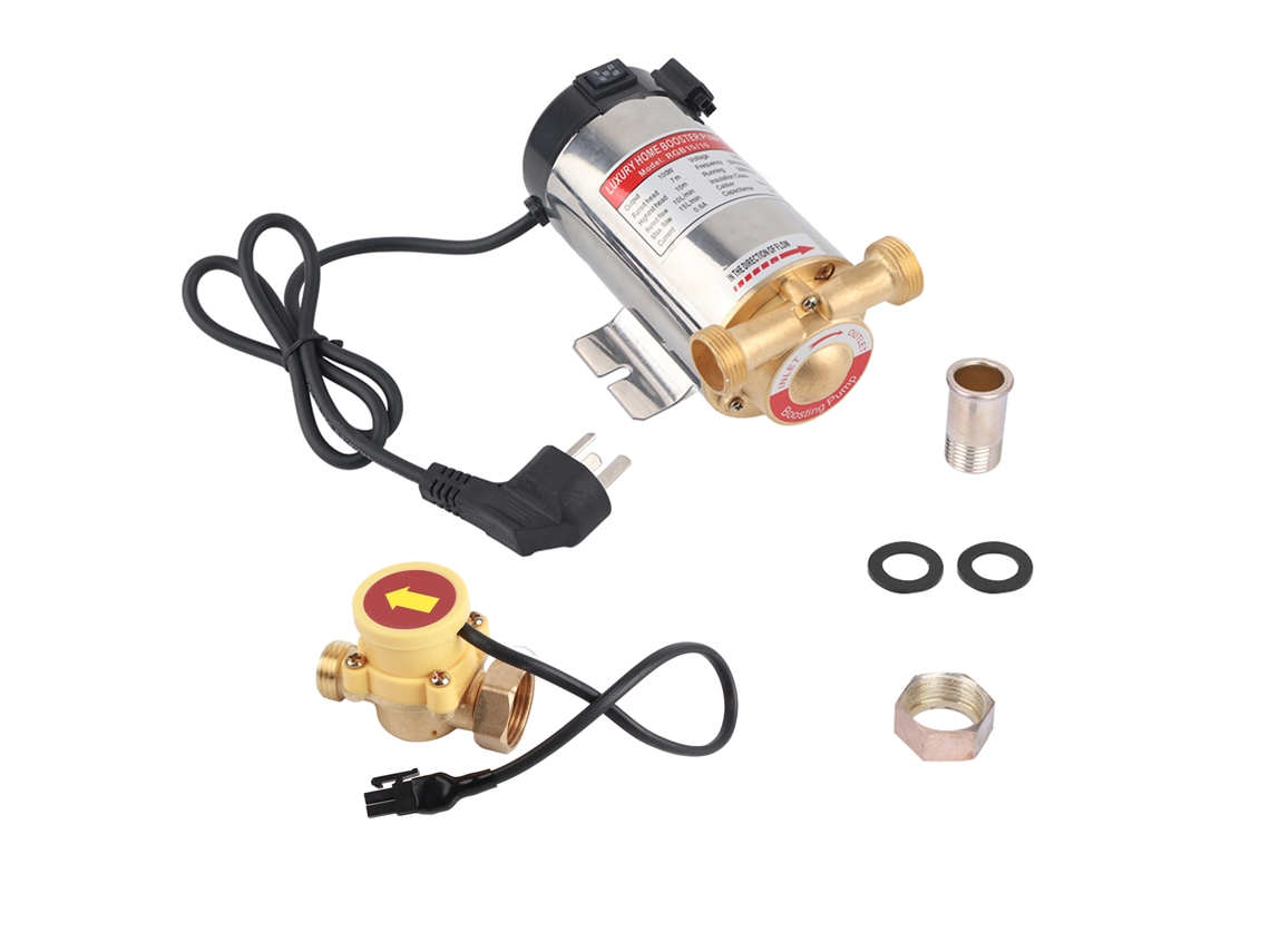 Bomba De Aumento Automática 220v 100w De Acero Inoxidable Para Tuberías De Agua Potable Doméstica