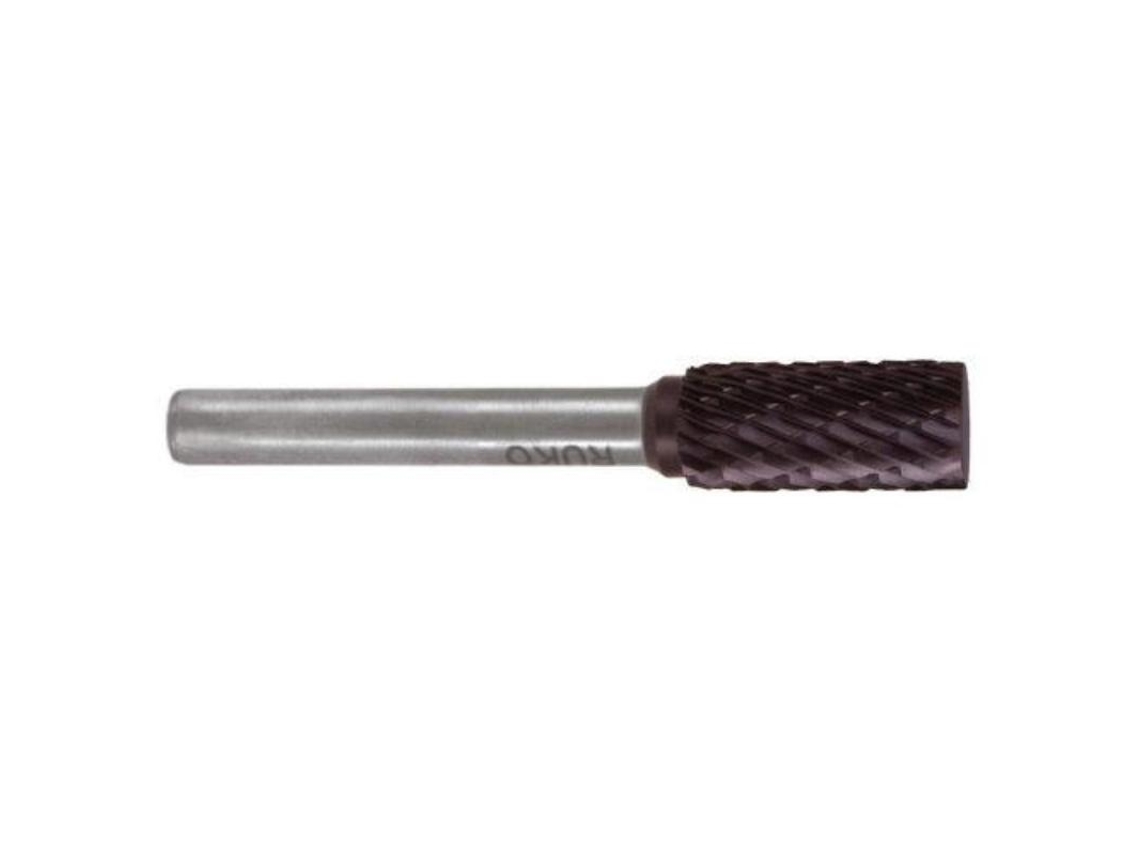 Fresas metal duro ticn forma a-zya cilíndrica sin dentado frontal (ø 6 mm) RUKO