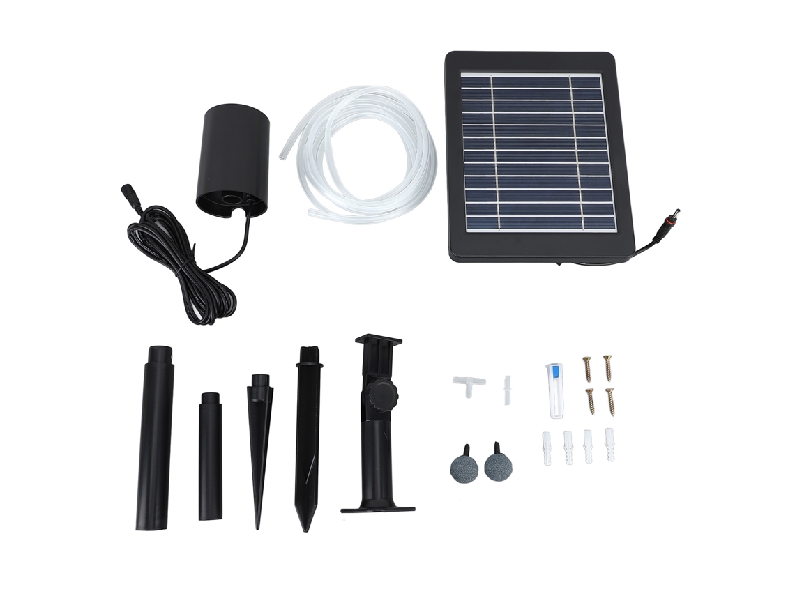 2026 Store-kit De Aerador Solar Para Estanques 6v 4w Bomba De Aire Ip64 0.8l/min 3 Modos Impermeable
