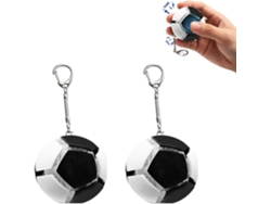 Pack 2 Llaveros Balón Fútbol Fidget Antiestrés Copa Mundial 2026, Accesorio Hincha, Juguete Sensorial Regalo Fan Fútbol Calidad Premium