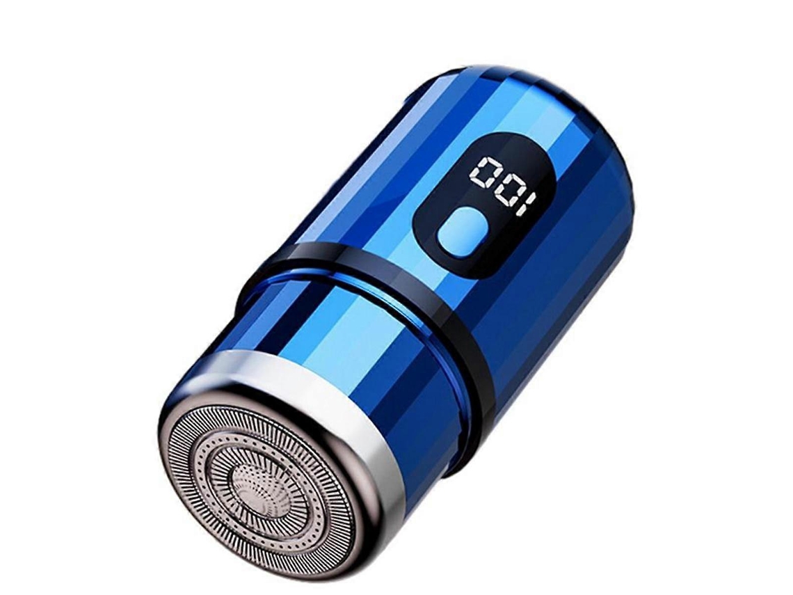 Mini afeitadora eléctrica portátil, recargable por USB, de bolsillo para viajes, lavable y con cable. Rosewell
