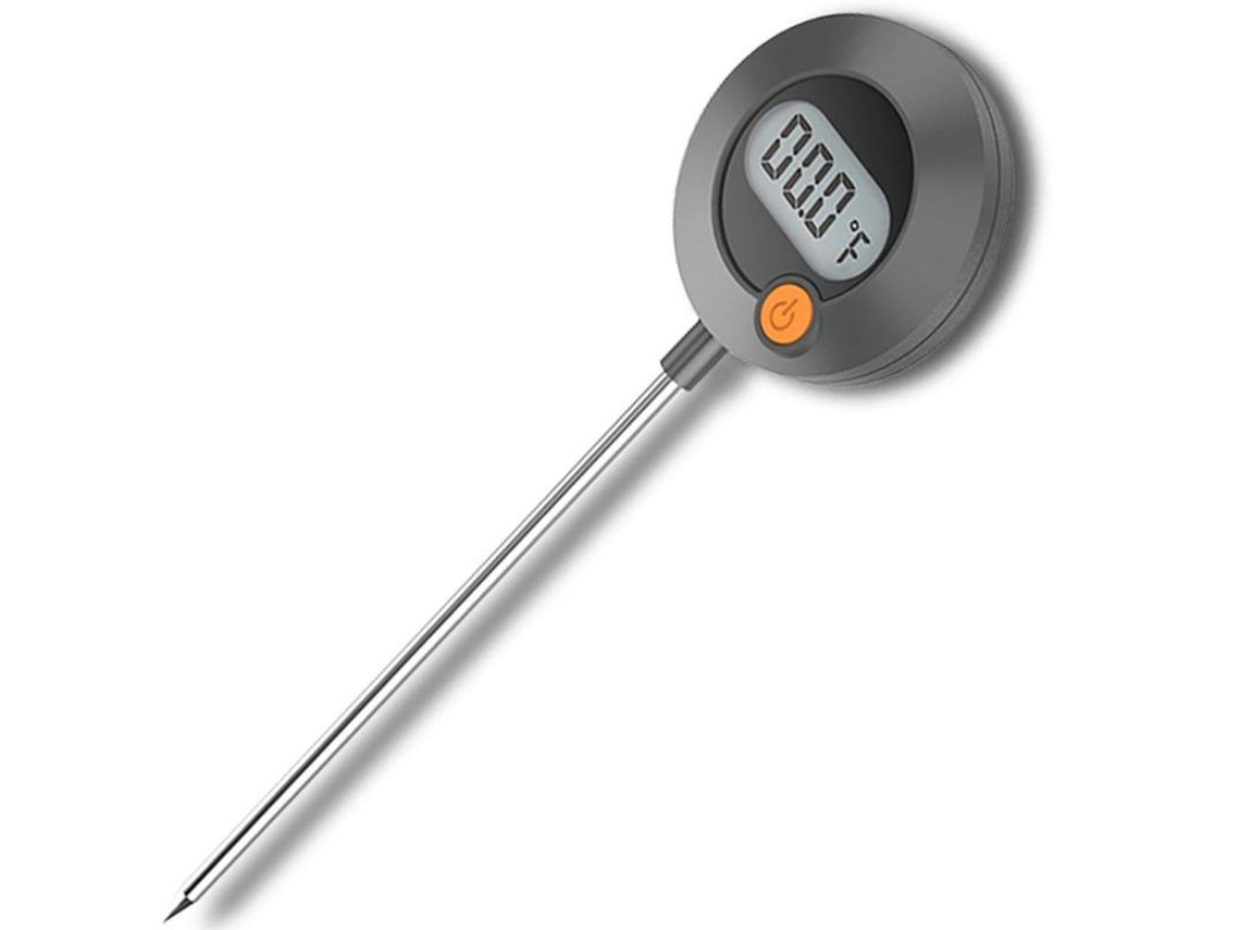 2026da-termómetro De Cocina Instantáneo Con Magneto Sonda Inoxidable Y Función De Retención