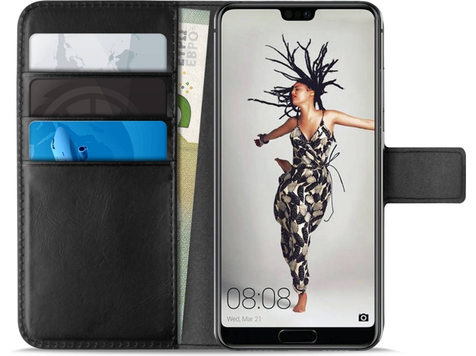 Funda Huawei P20 PURO Wallet Negro