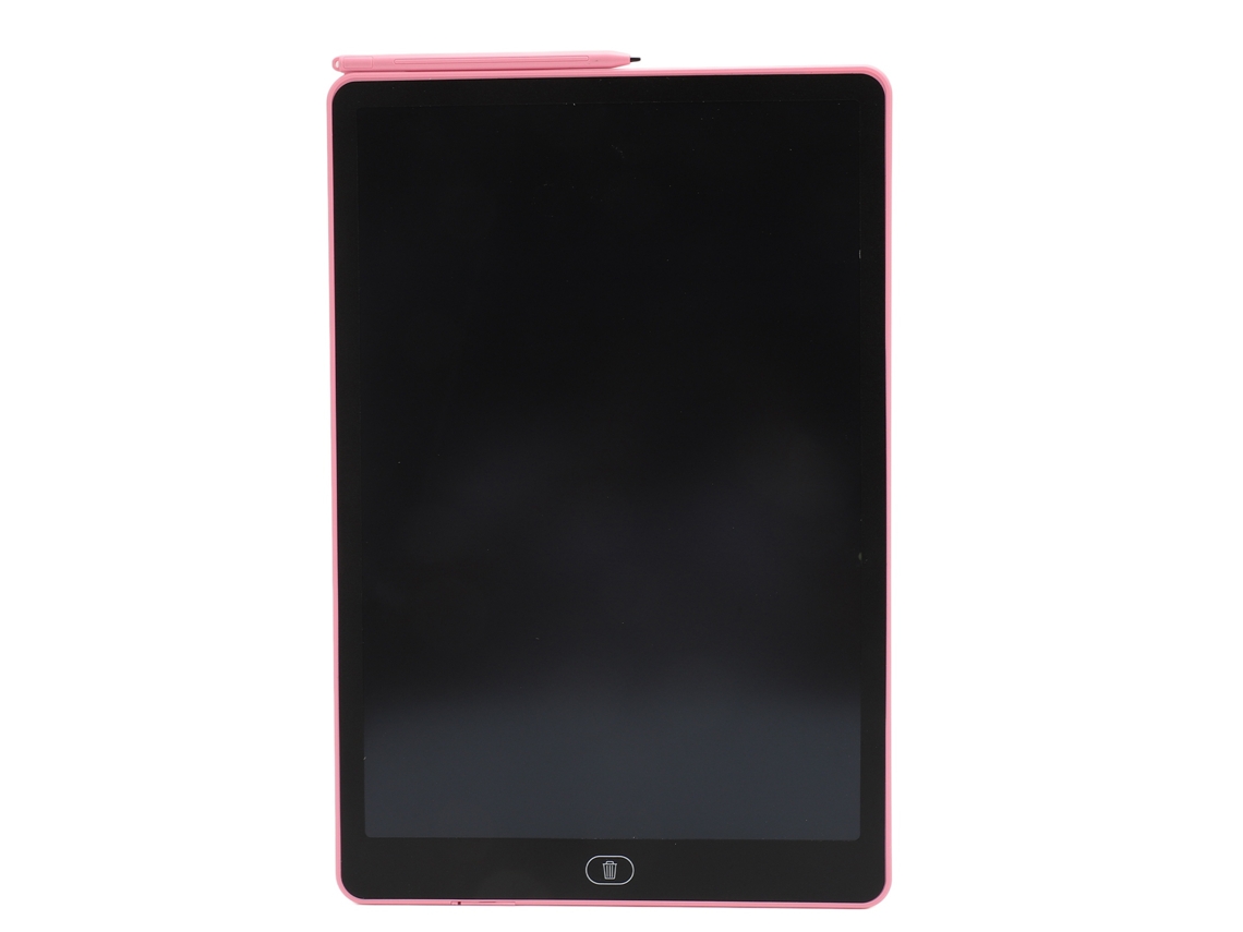 Tablet De Escrita Lcd 16 Polegadas Para Crianças Quadro Eletrônico De Desenho Lousa Educativa Rosa