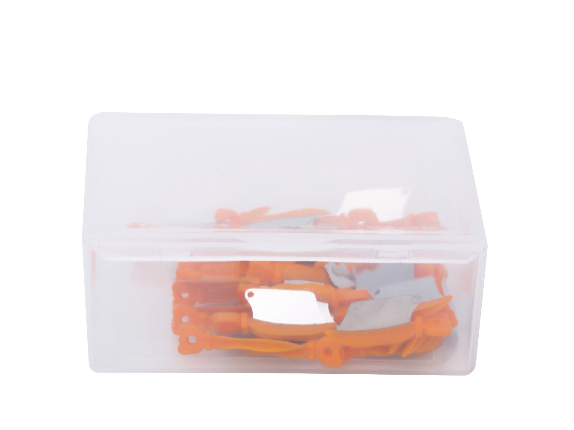 40 Cuñas Dentales Interproximales De Plástico Para Dientes Deciduos, Accesorios Dentales, Naranja M