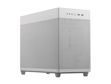 Caja de PC sin fuente de alimentación ASUS Prime AP201 Blanc - mT/Sans Alim/MATX