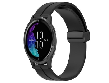 Correa Smartwatch Para Garmin Venu 20Mm Negra VENISYMLIS