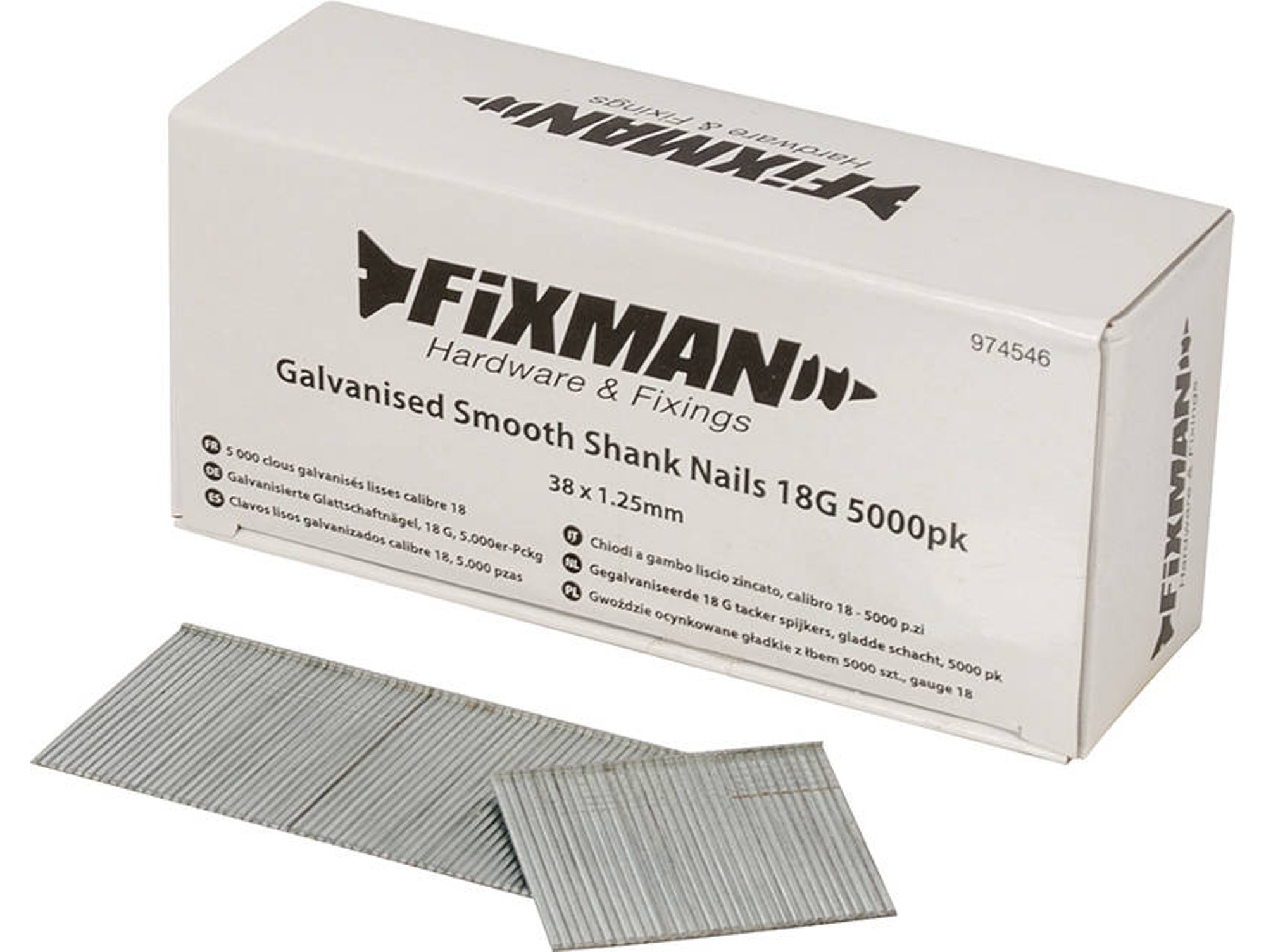 Conjunto de Clavos FIXMAN 974546 - 5000 piezas