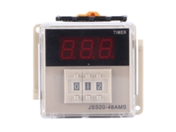 Relé Temporizador De Retardo De Encendido Jss20‑48ams Con Display Digital 1‑999s Ac 220v
