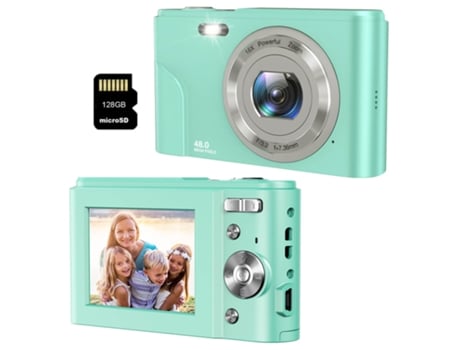 Cámara fotos digital infantil compacta LKC DC311AF Nivel de entrada Regalo de cámara para estudiantes niños 48MP HD resolución Pantalla de 2,4 pulg...