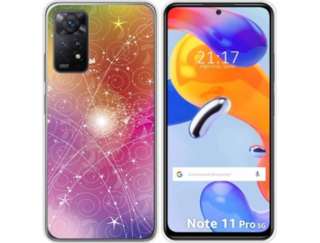Carcasa Xiaomi Redmi Note 11 Pro TUMUNDOSMARTPHONE Dibujos Abstracto Multicolor
