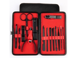 Kit De Manicura Profesional 18 En 1 Con Acero Inoxidable Para El Cuidado Personal Y Como Regalo.