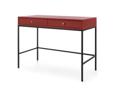Consola AKL FURNITURE PRIVATE Mono (Rojo y Negro - Madera de ingeniería - 103x50x77 cm)