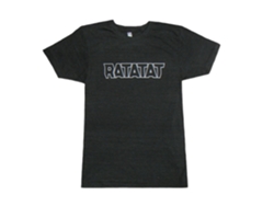 Ratatat Ratatat White Outline Logo On Bl Rockinstone Size:xxl