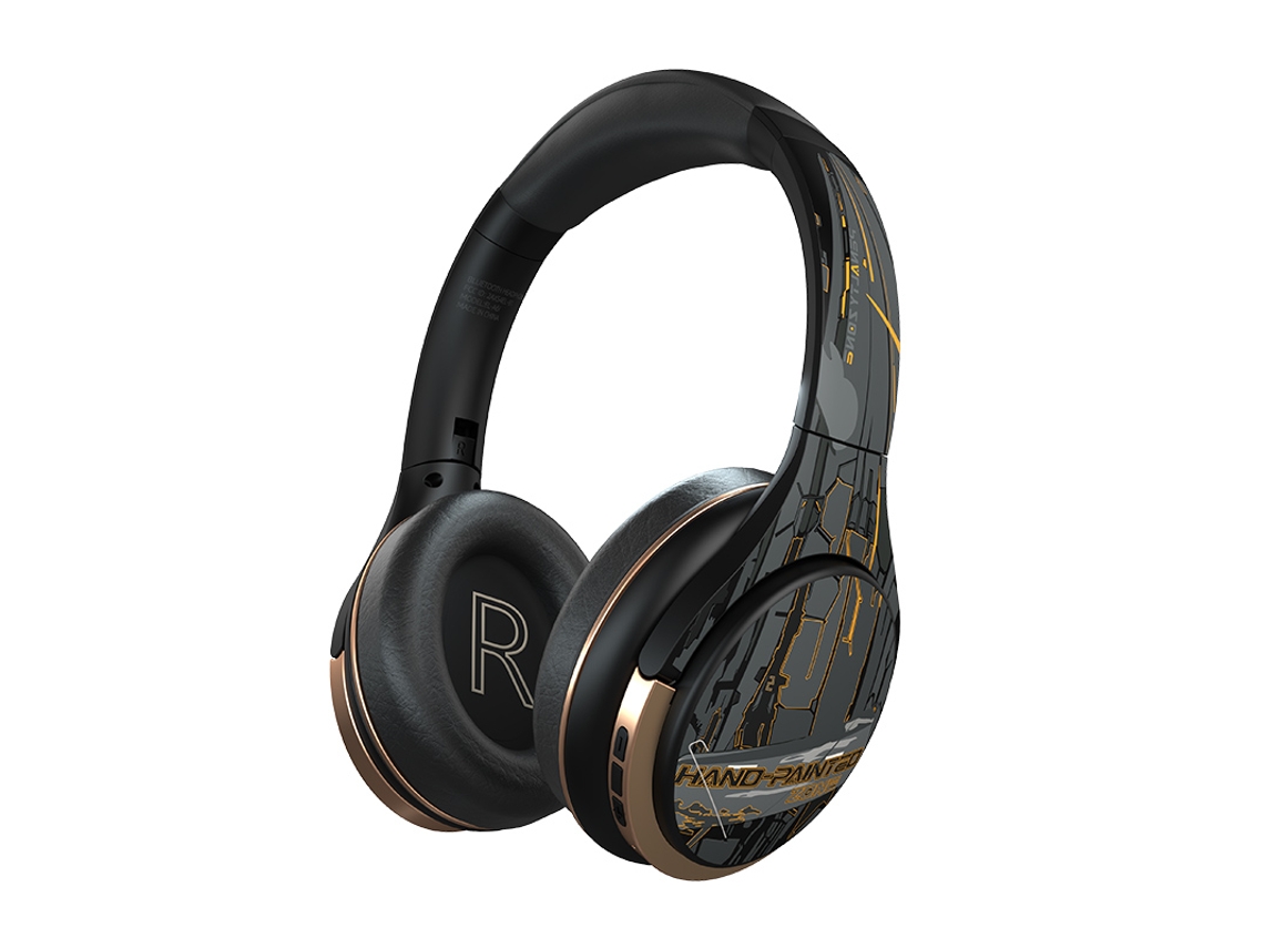 Auriculares estéreo inalámbricos para juegos Mdug Studio V5.1 con micrófono (negros)
