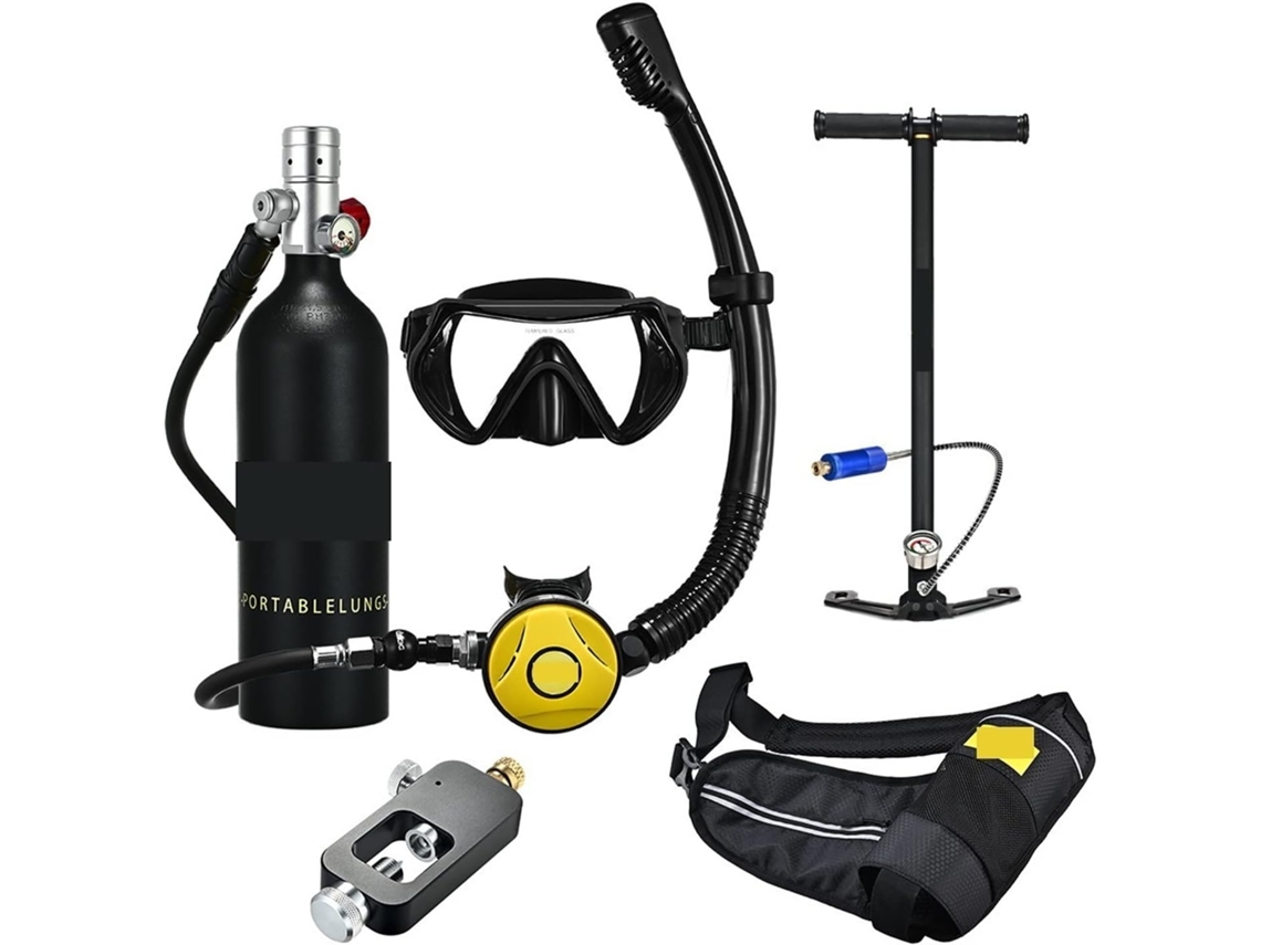 Mini Botella De Buceo, Tubo De Snorkel, Rebreather, Equipo Portátil De Apnea