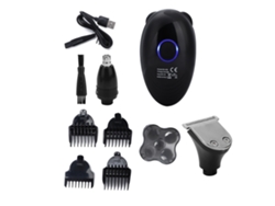 Afeitadora Eléctrica 3 En 1 Recortador De Templos Y Pelo Nasal Lavable Flotante 100-240v Para Hombres