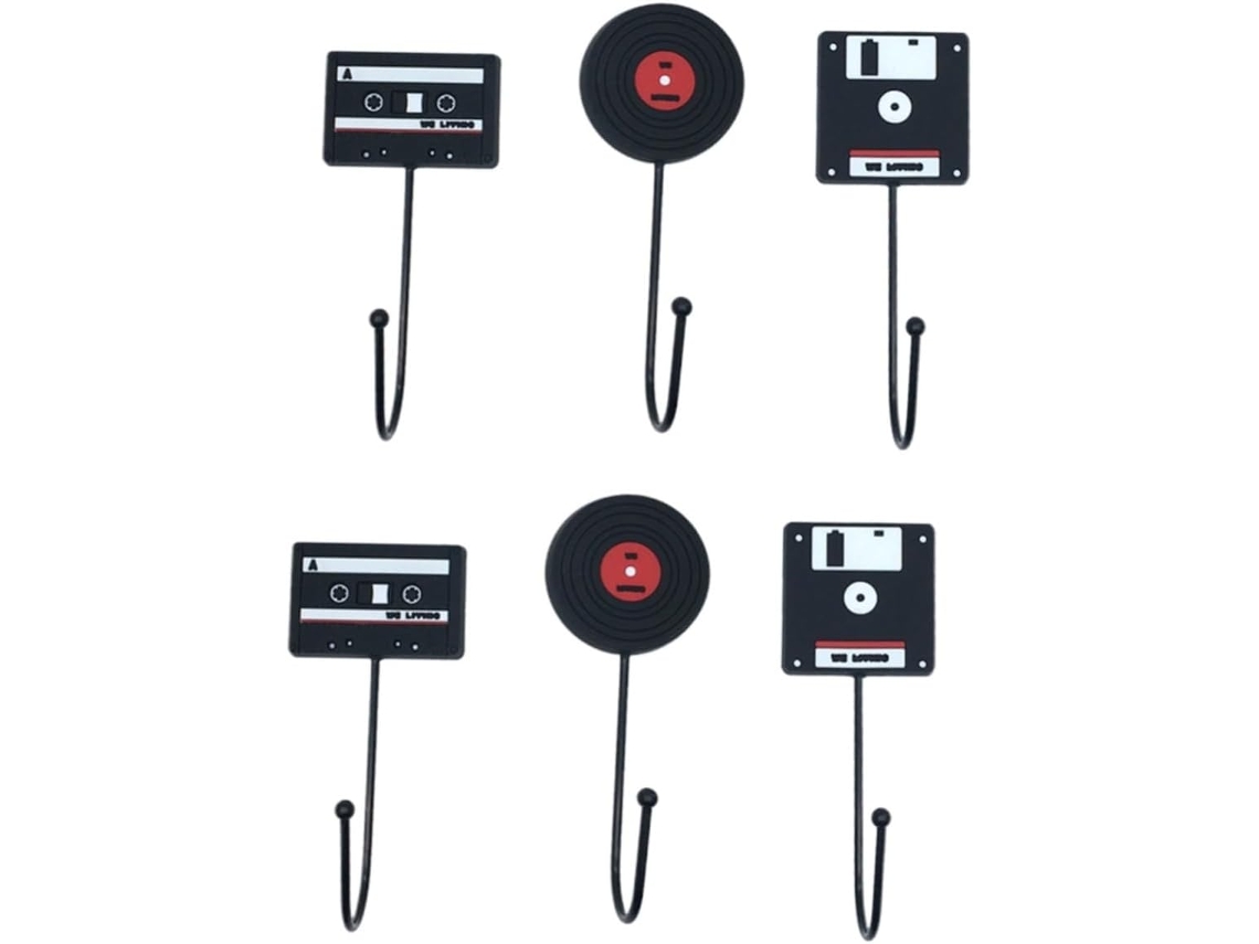 6 Piezas Ganchos Pared Gancho Colgar Hogar Ganchos Retro
