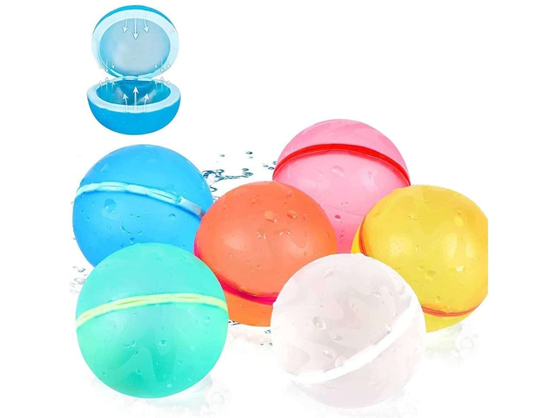 Balões de Água Reutilizáveis, Enchimento Rápido, Bombas de Respingos, Brinquedos para Piscina Ao Ar Livre para Crianças