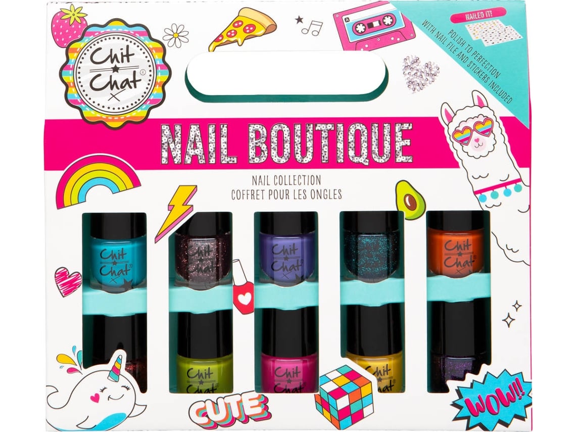 Cofre de Uñas CHIT CHAT Nail Boutique (10 Unidades)