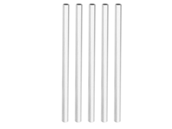 5 Tubos Huecos De Aluminio De 150 Mm, 6x8 Mm, Para Mangueras, Piezas De Robótica Industrial 6100-0608-0150